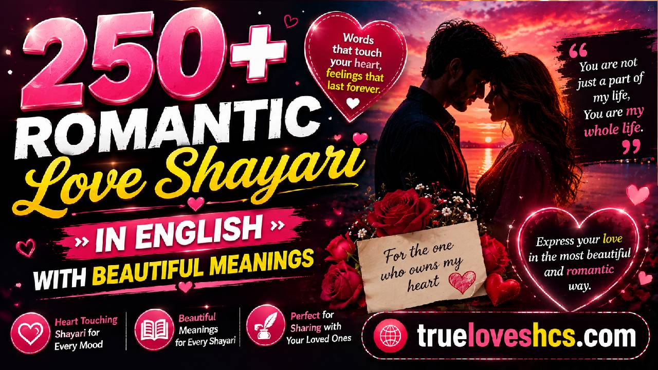 Romantic Love Shayari in English