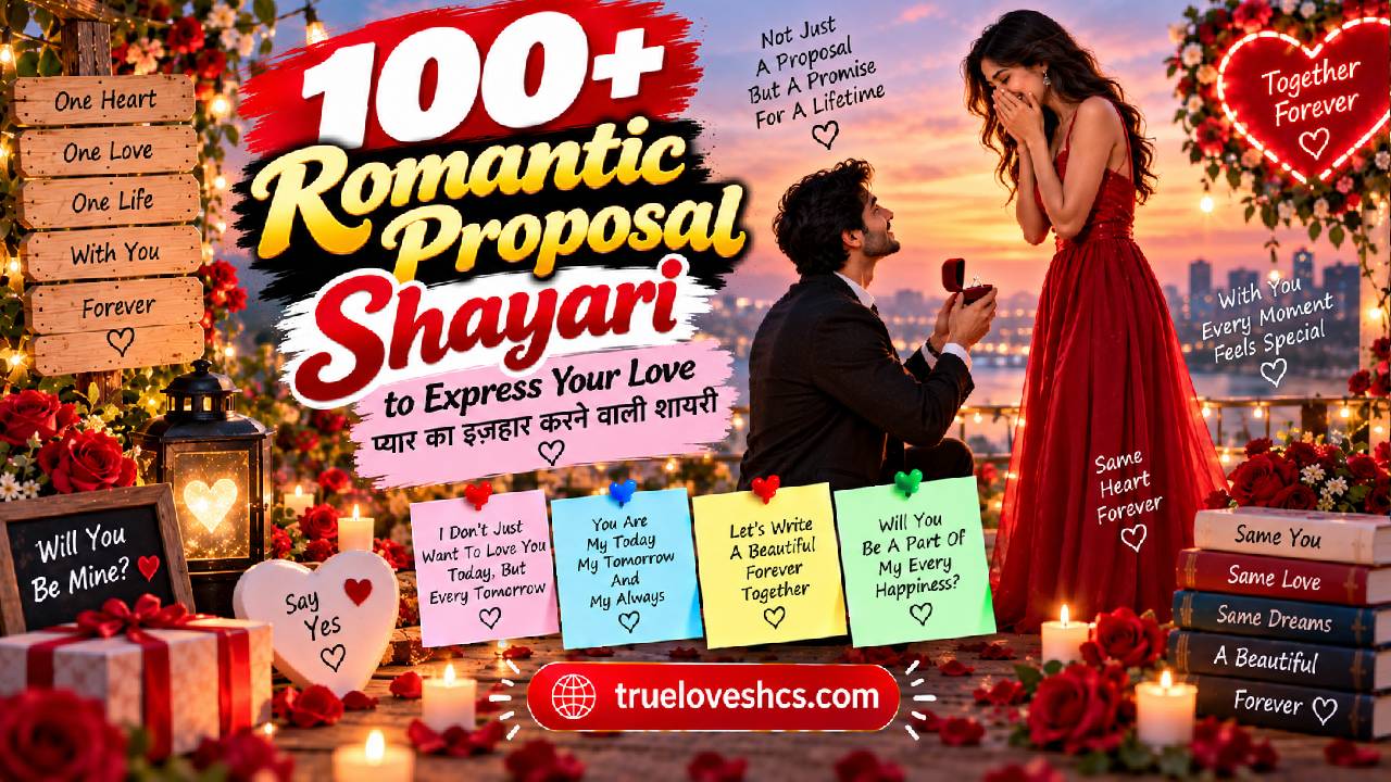 Romantic Proposal Shayari