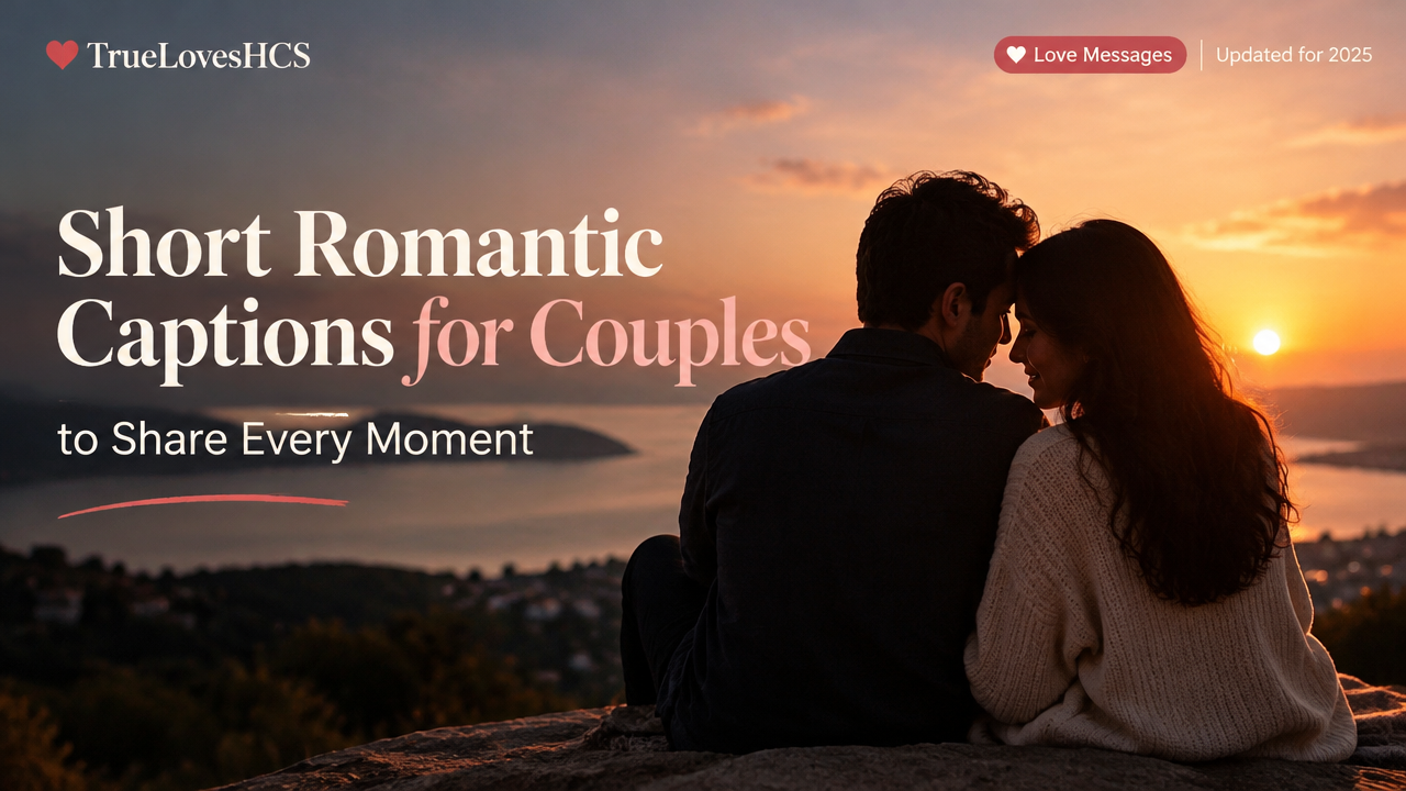 short romantic captions for couples featured poster