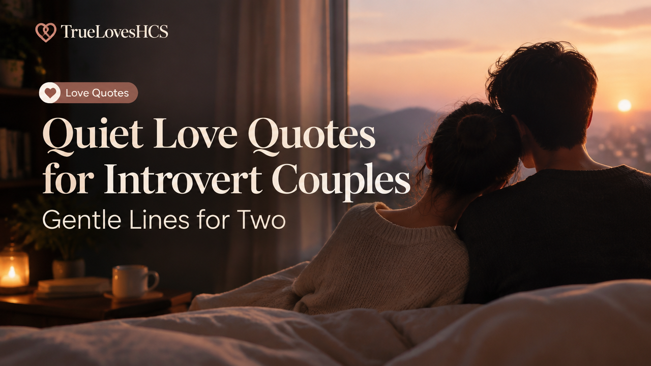 quiet love quotes for introvert couples featured poster
