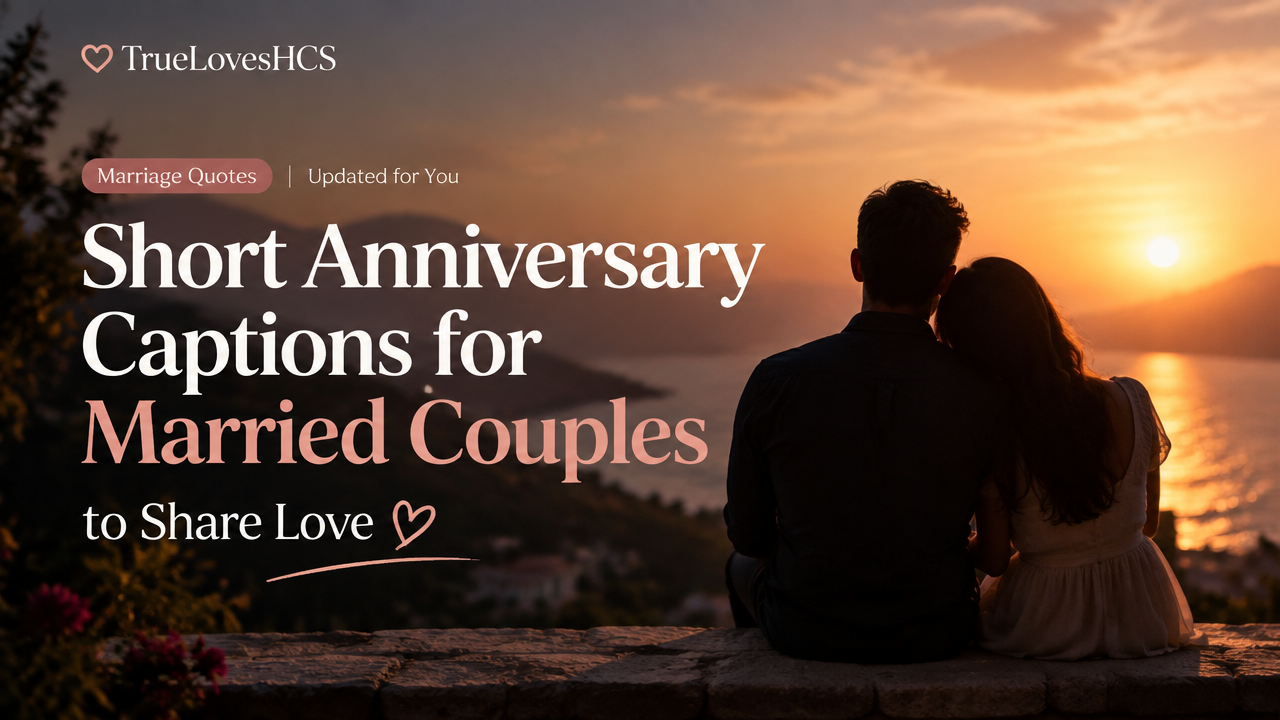 short anniversary captions for married couples featured poster