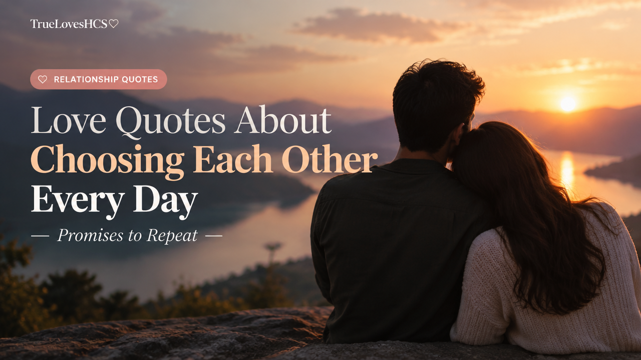 love quotes about choosing each other every day featured poster