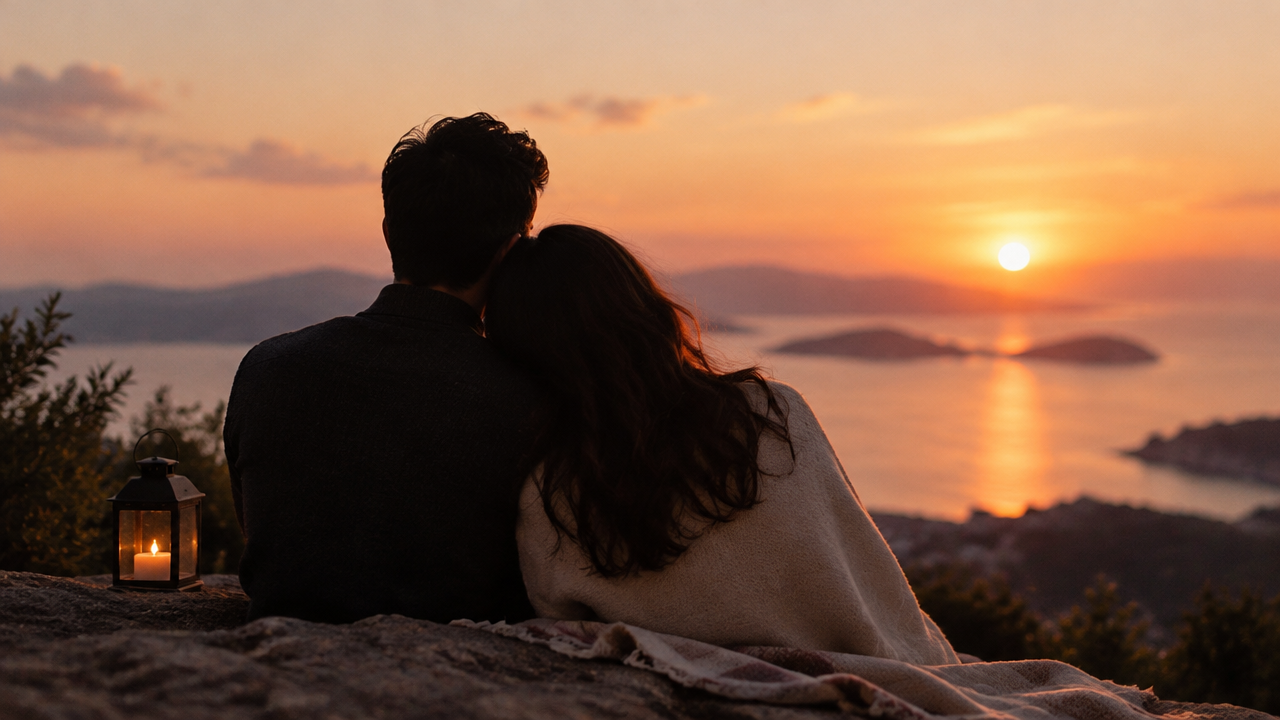 short romantic captions for couples